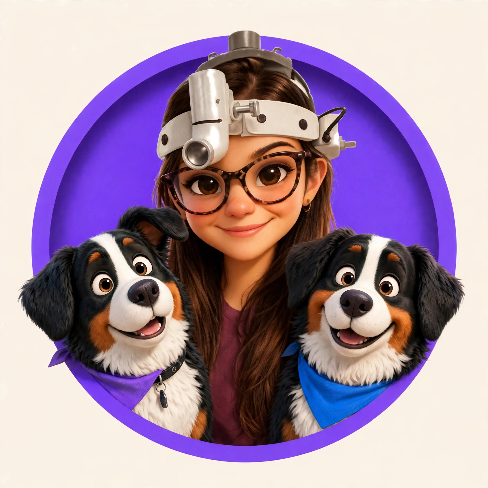 Dra. Migzy con Otto y Rhino